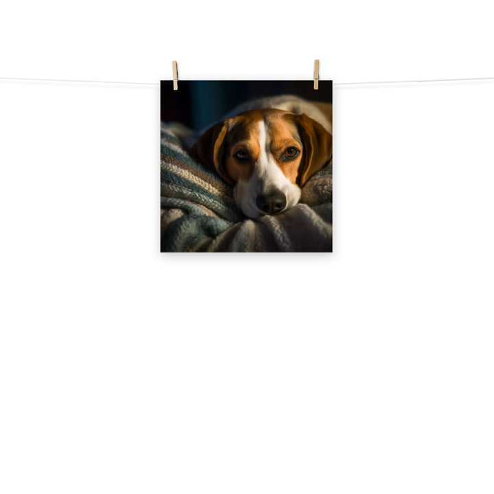 Beagle Photo paper poster - PosterfyAI.com