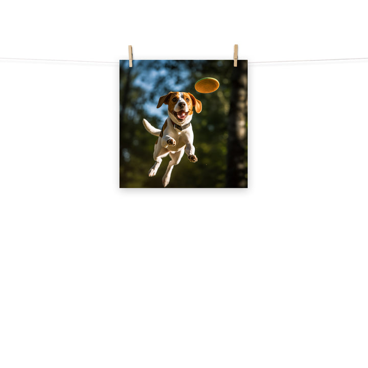 Beagle Photo paper poster - PosterfyAI.com