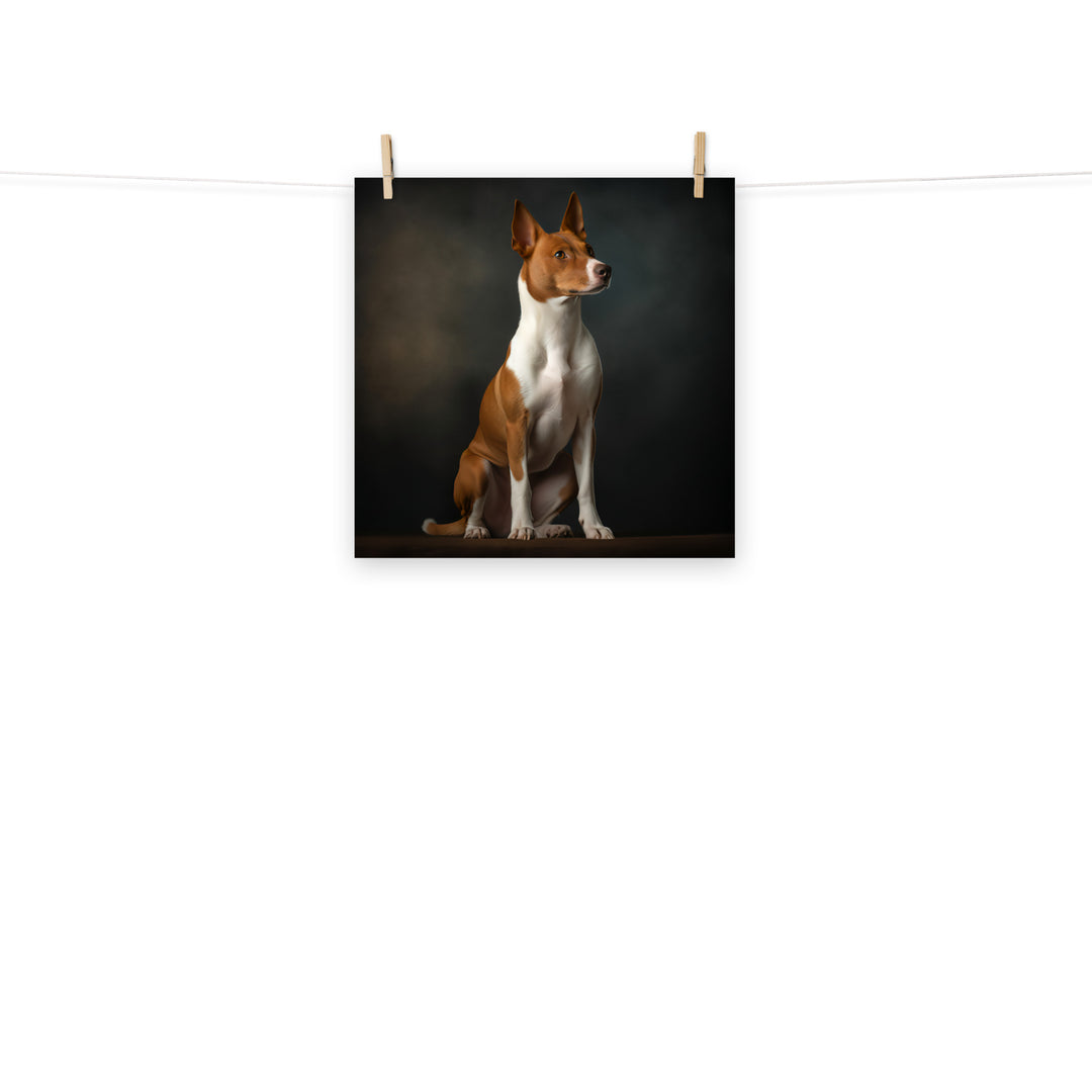 Basenji Photo paper poster - PosterfyAI.com