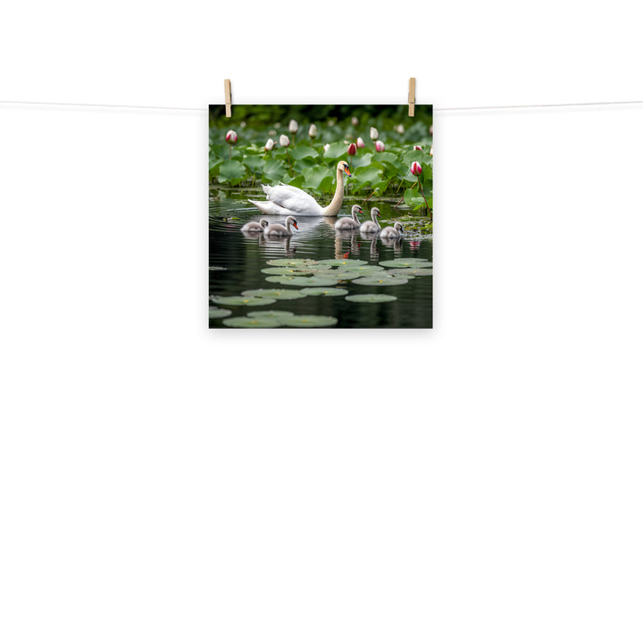Swan Photo paper poster - PosterfyAI.com