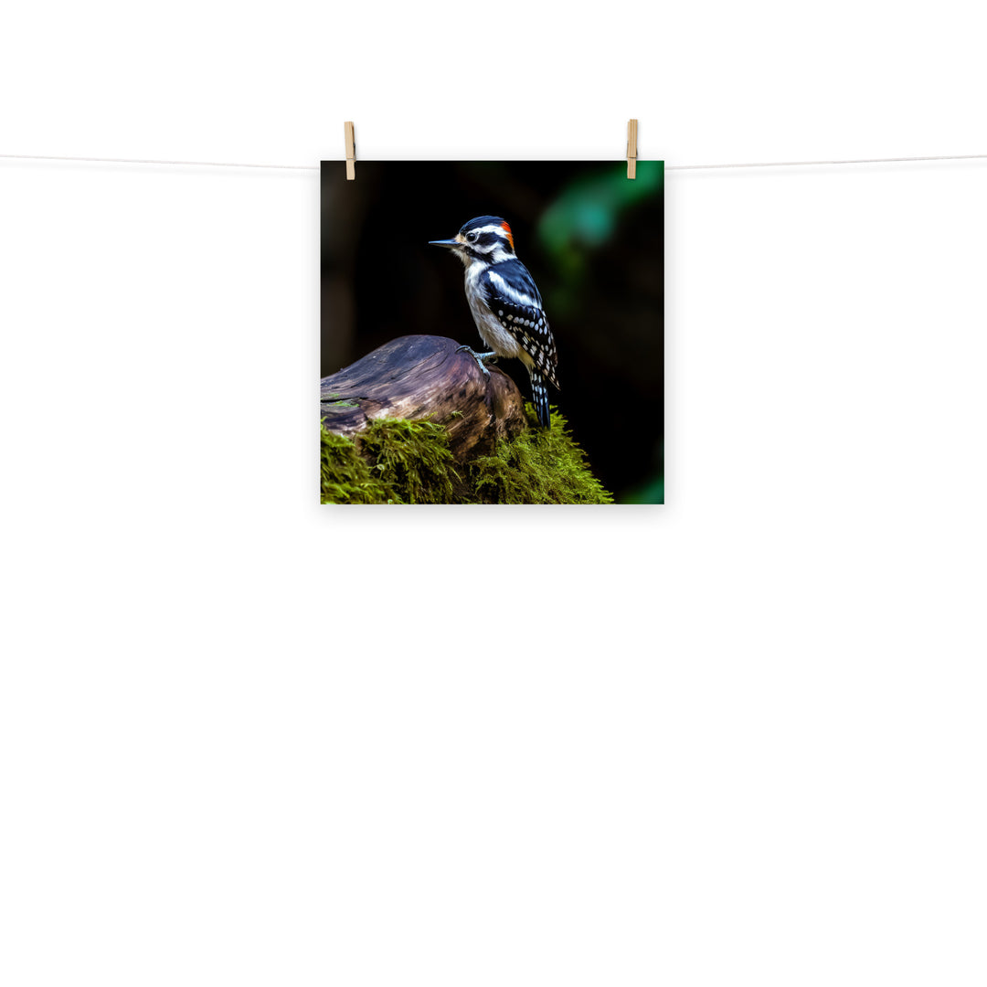 Woodpecker Photo paper poster - PosterfyAI.com
