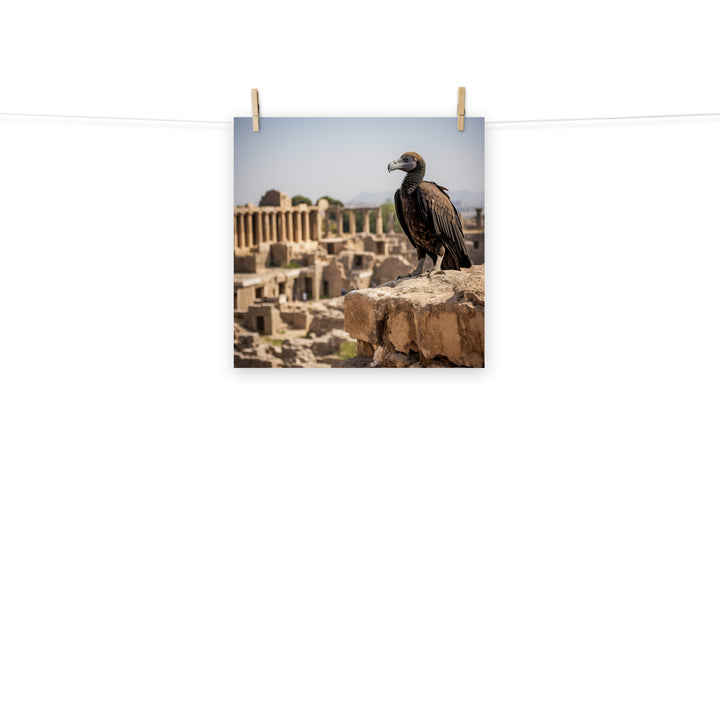 Vulture Photo paper poster - PosterfyAI.com