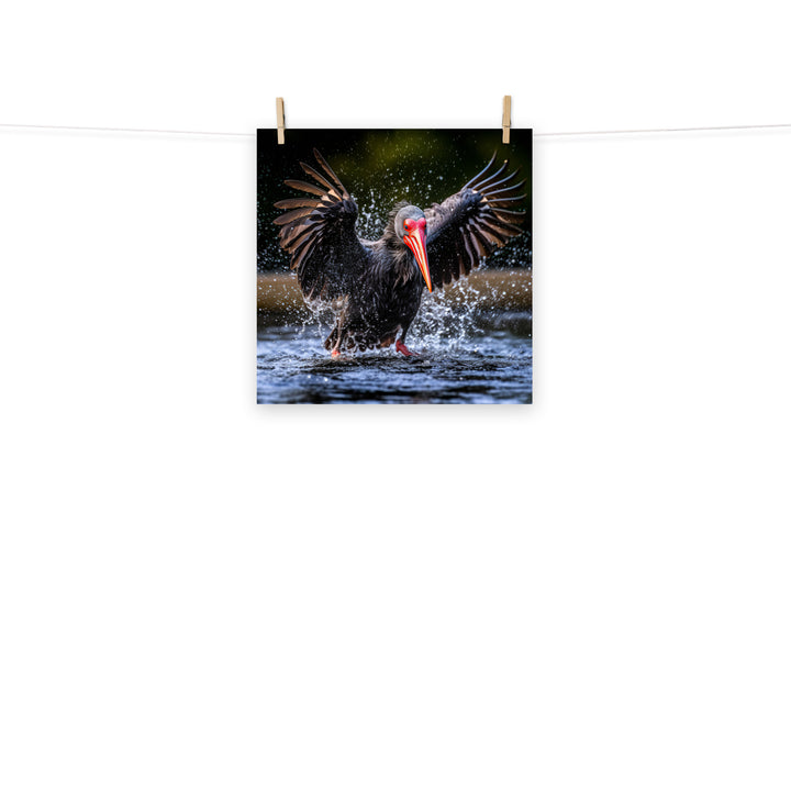 Stork Photo paper poster - PosterfyAI.com
