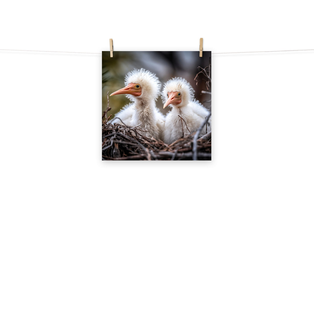 Stork Photo paper poster - PosterfyAI.com