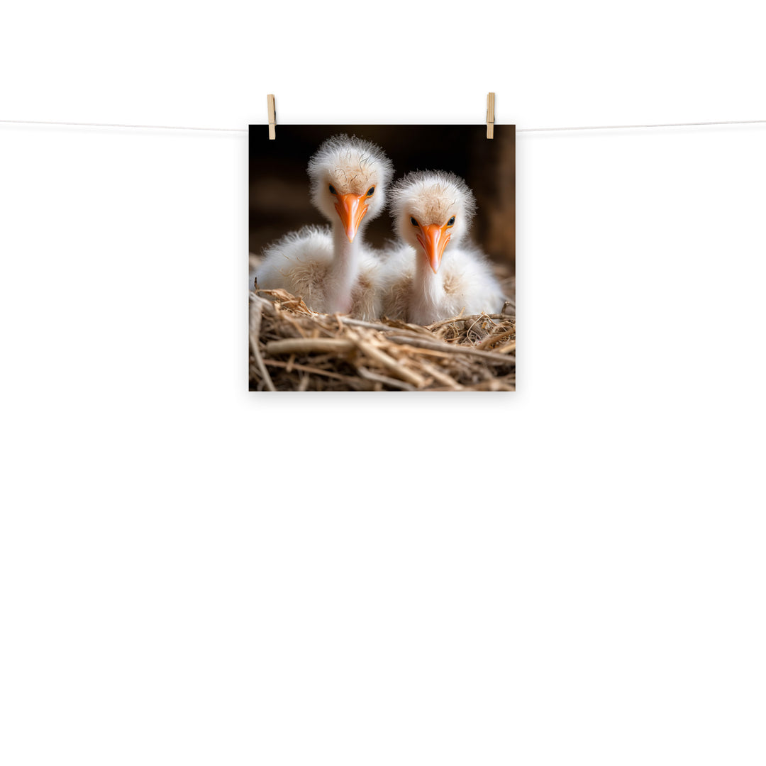 Stork Photo paper poster - PosterfyAI.com