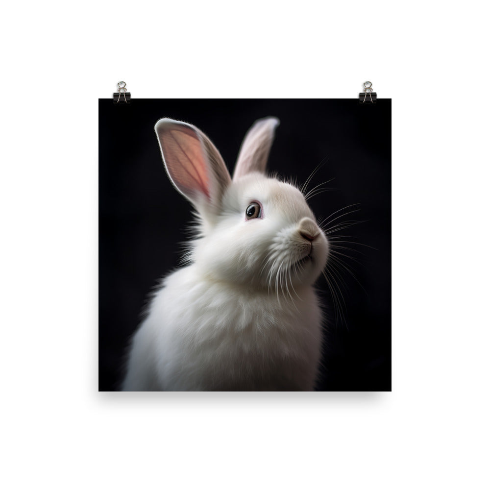 Beveren Bunny Photo paper poster - PosterfyAI.com