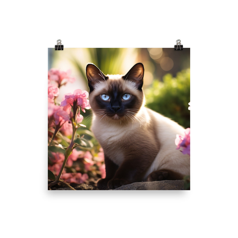 Siamese Photo paper poster - PosterfyAI.com