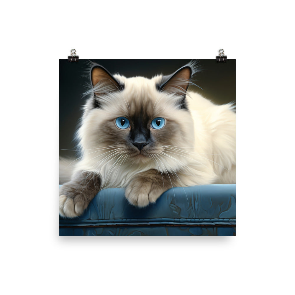 Birman Photo paper poster - PosterfyAI.com