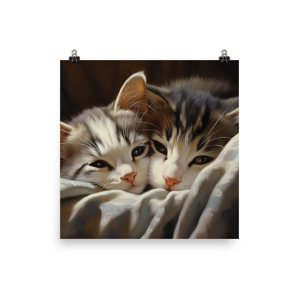 American Shorthair Photo paper poster - PosterfyAI.com