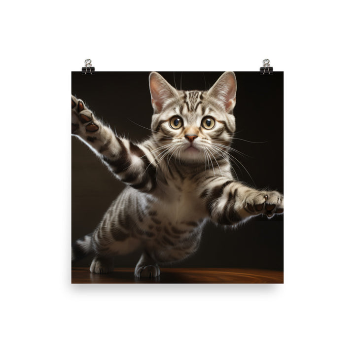 American Shorthair Photo paper poster - PosterfyAI.com