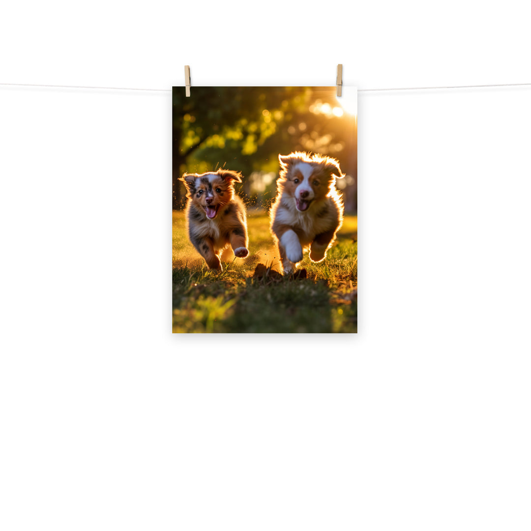 Australian Shepherd Photo paper poster - PosterfyAI.com