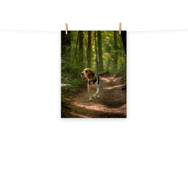 Beagle Photo paper poster - PosterfyAI.com