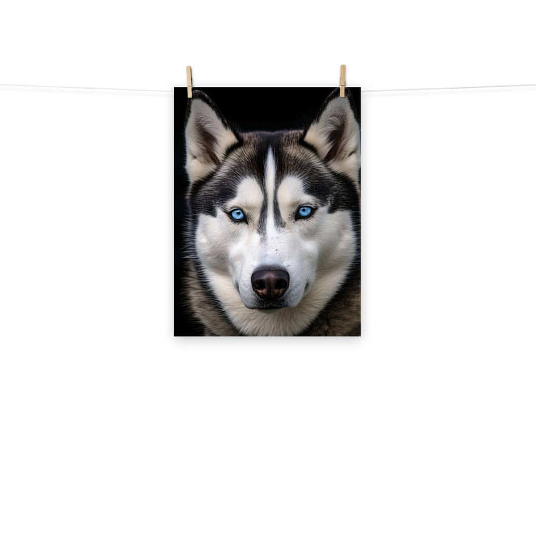 Siberian Husky Photo paper poster - PosterfyAI.com