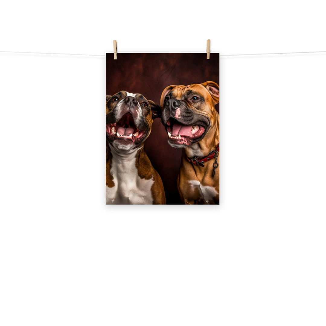 Boxer Photo paper poster - PosterfyAI.com