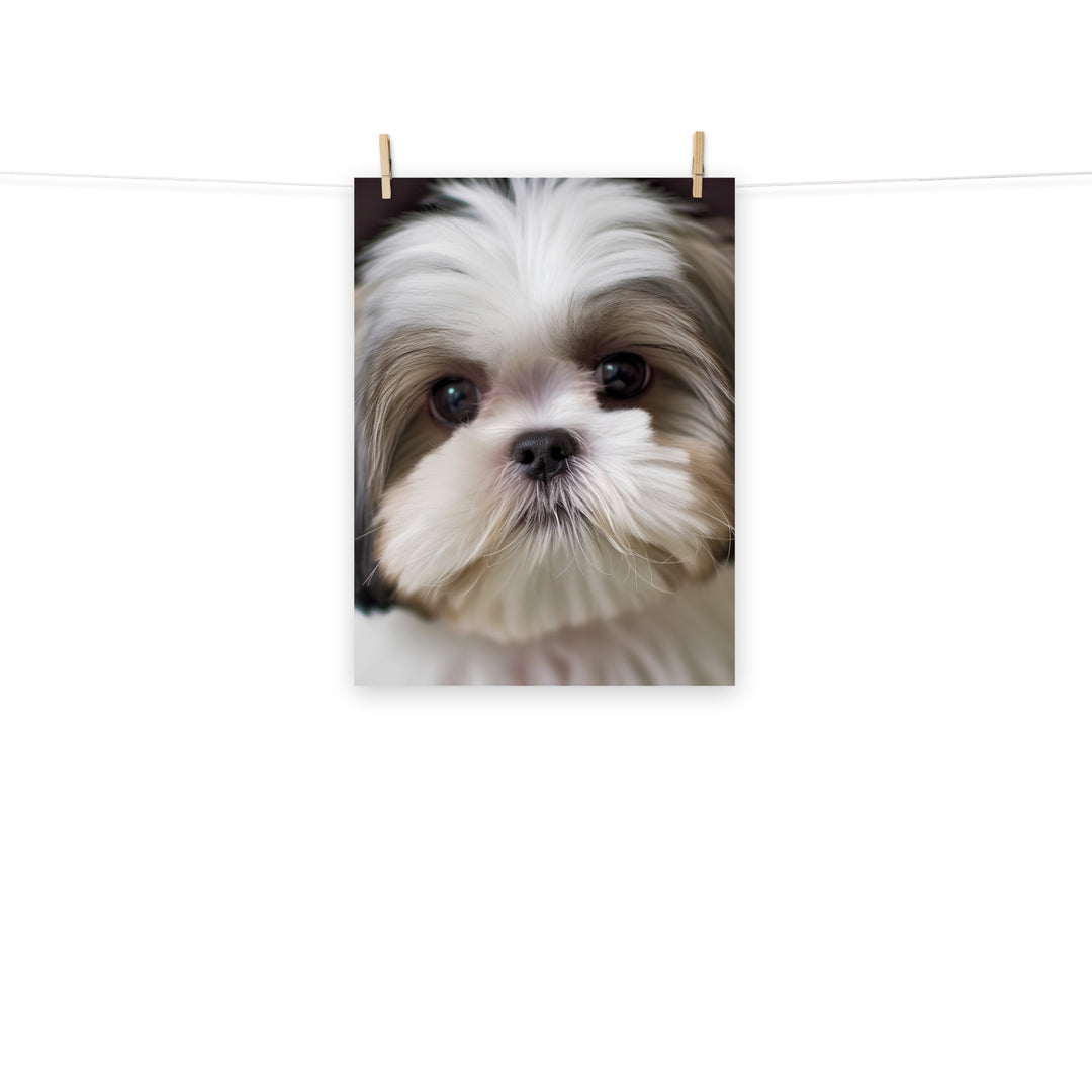 Shih Tzu Photo paper poster - PosterfyAI.com