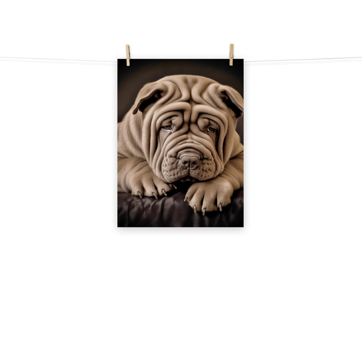 Shar Pei Photo paper poster - PosterfyAI.com