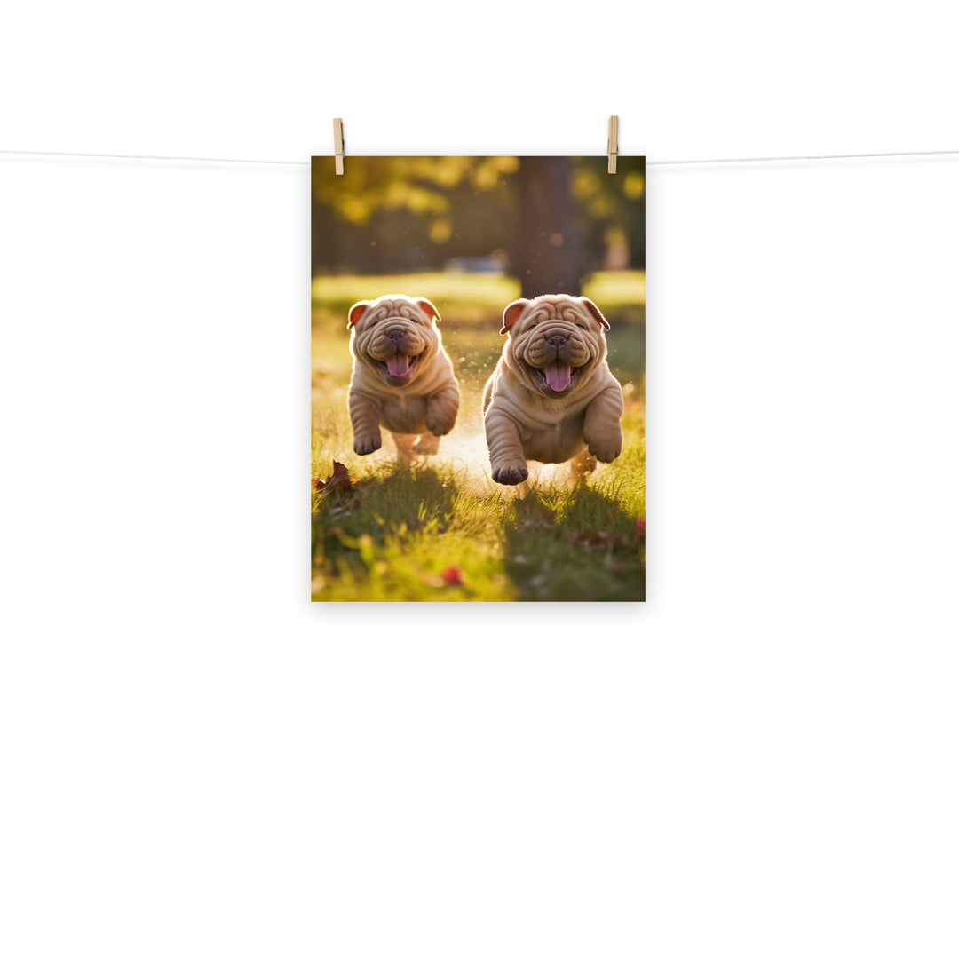 Shar Pei Photo paper poster - PosterfyAI.com