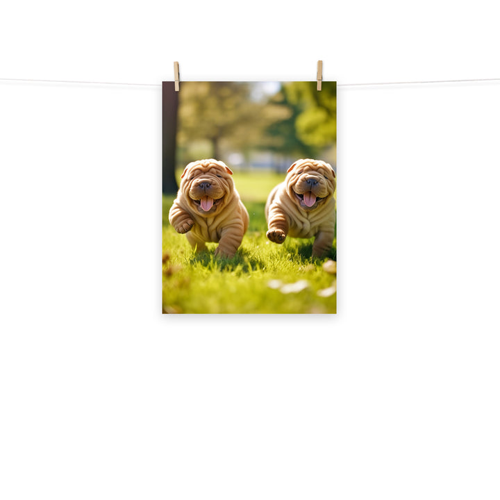 Shar Pei Photo paper poster - PosterfyAI.com