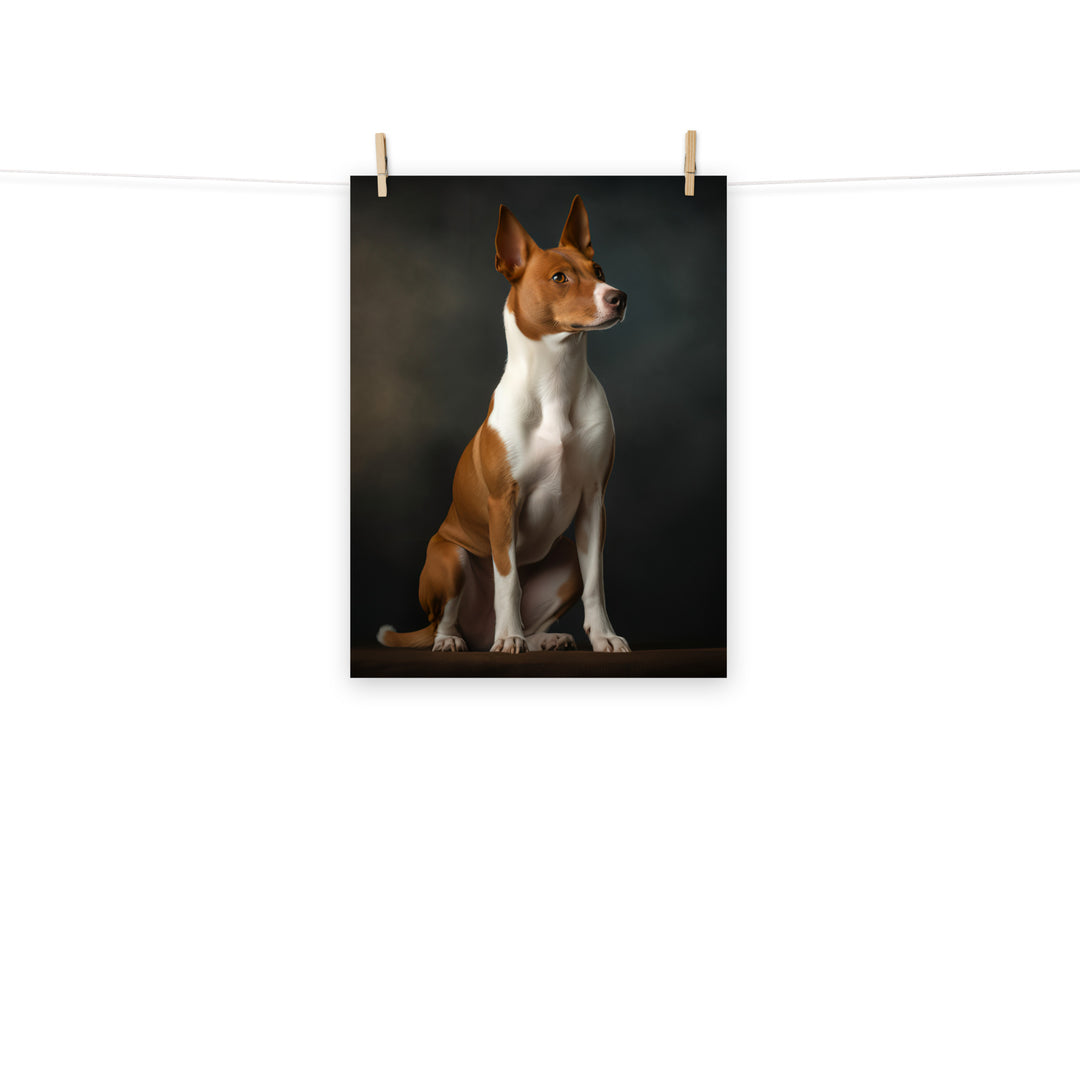 Basenji Photo paper poster - PosterfyAI.com
