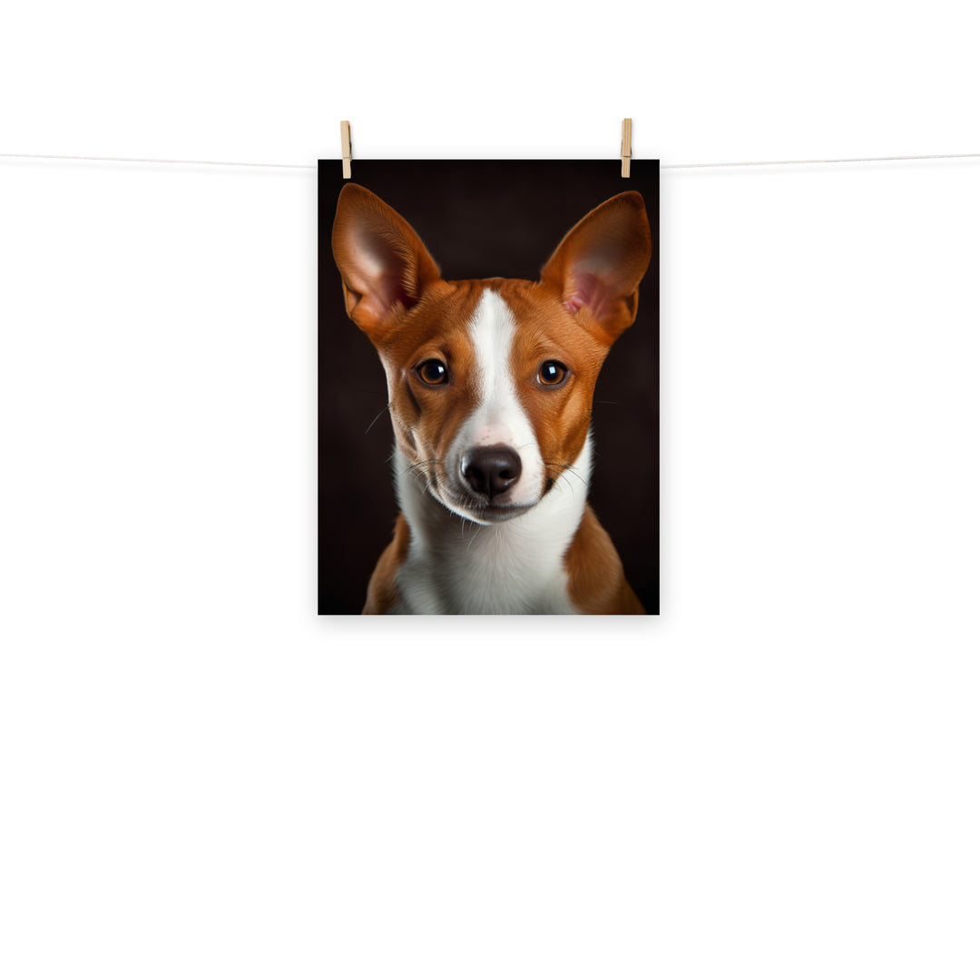Basenji Photo paper poster - PosterfyAI.com