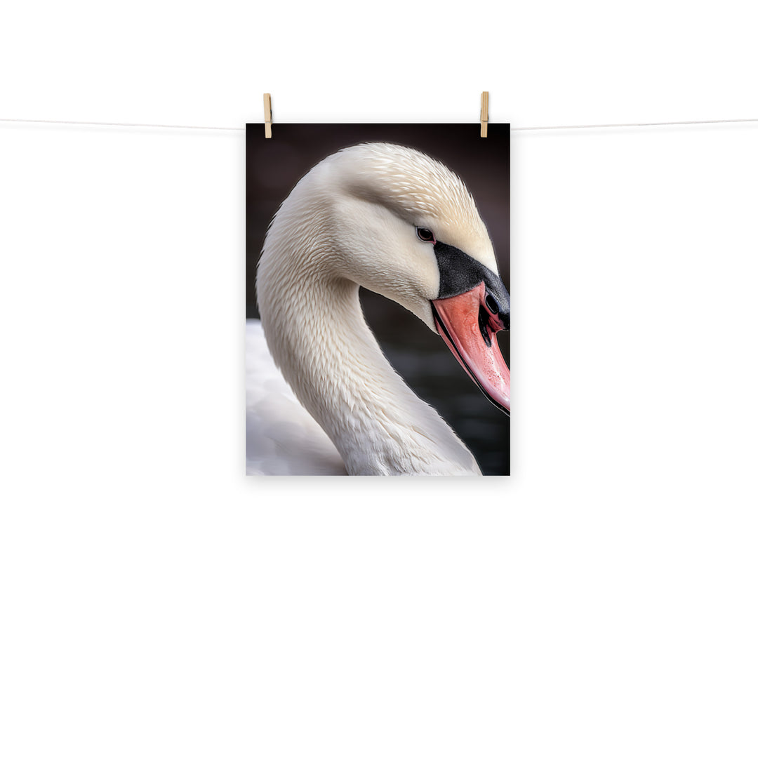 Swan Photo paper poster - PosterfyAI.com