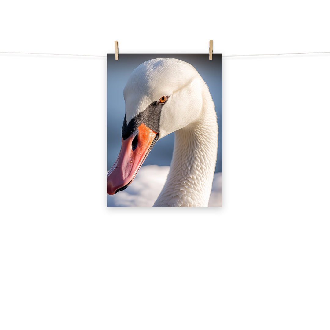 Swan Photo paper poster - PosterfyAI.com