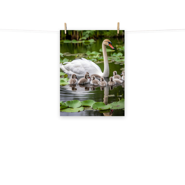 Swan Photo paper poster - PosterfyAI.com