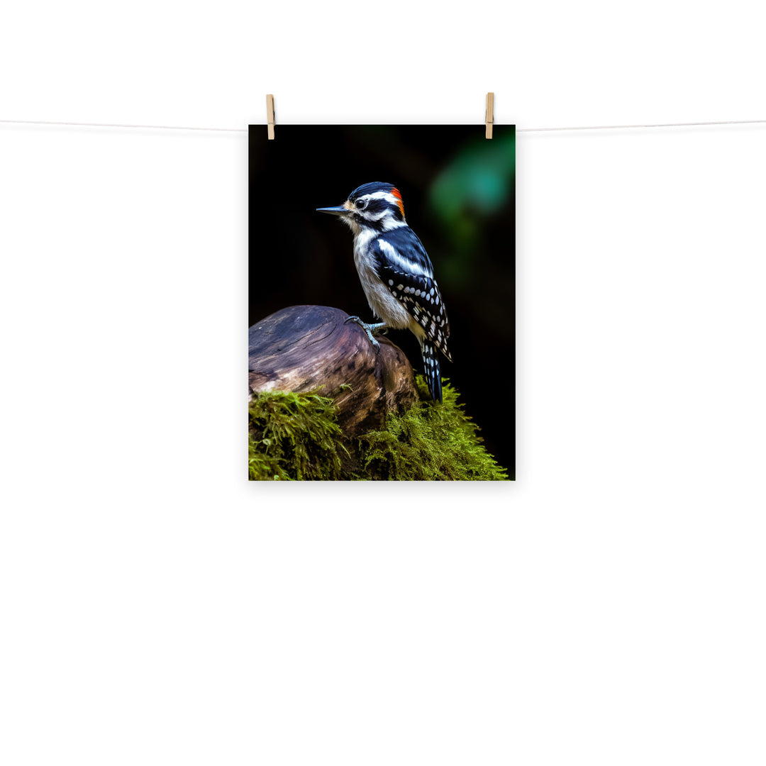 Woodpecker Photo paper poster - PosterfyAI.com