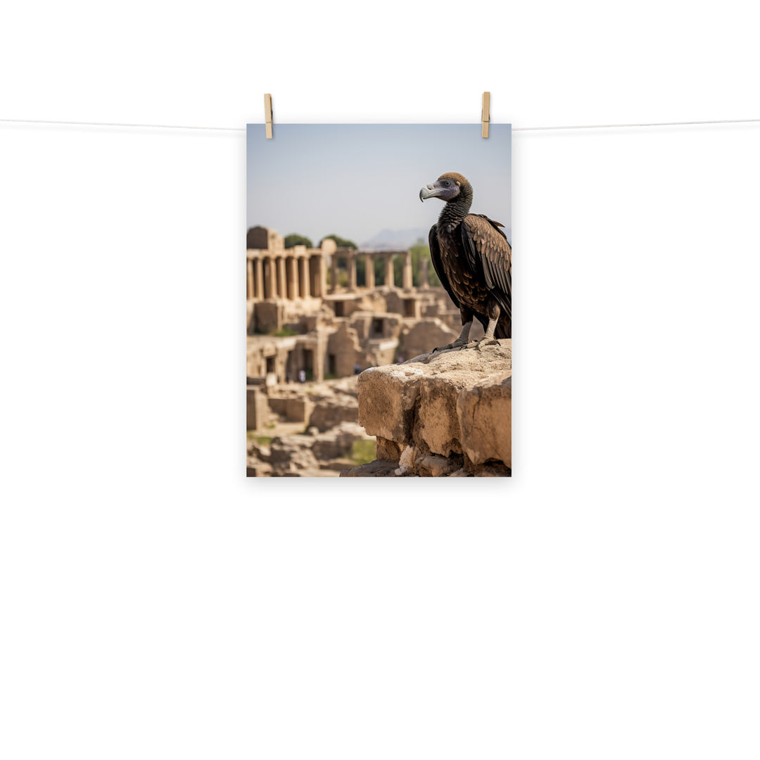 Vulture Photo paper poster - PosterfyAI.com