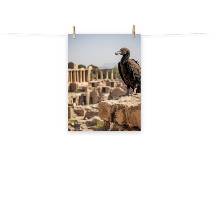 Vulture Photo paper poster - PosterfyAI.com