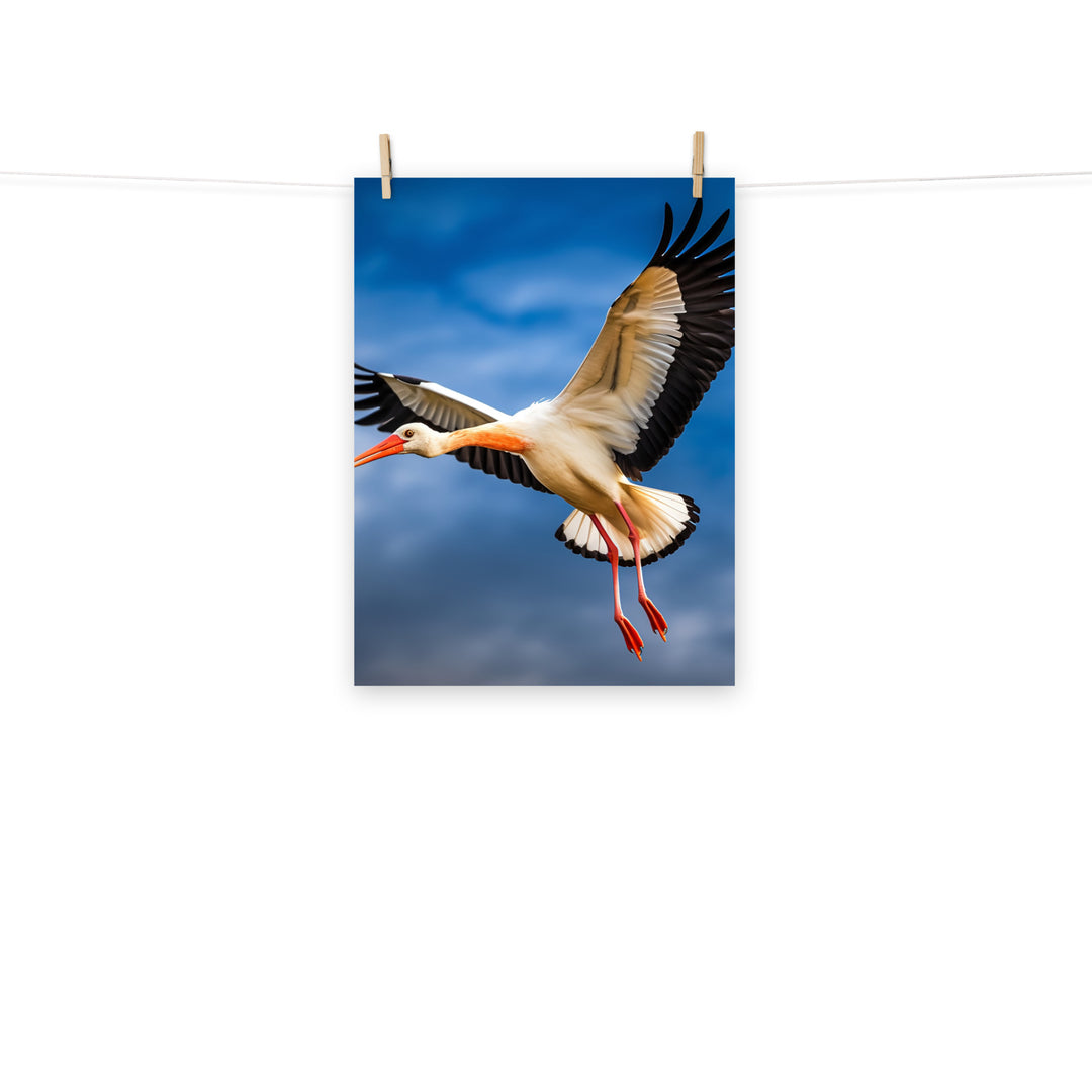 Stork Photo paper poster - PosterfyAI.com