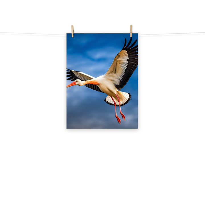 Stork Photo paper poster - PosterfyAI.com