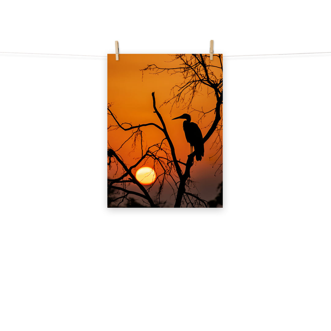 Stork Photo paper poster - PosterfyAI.com