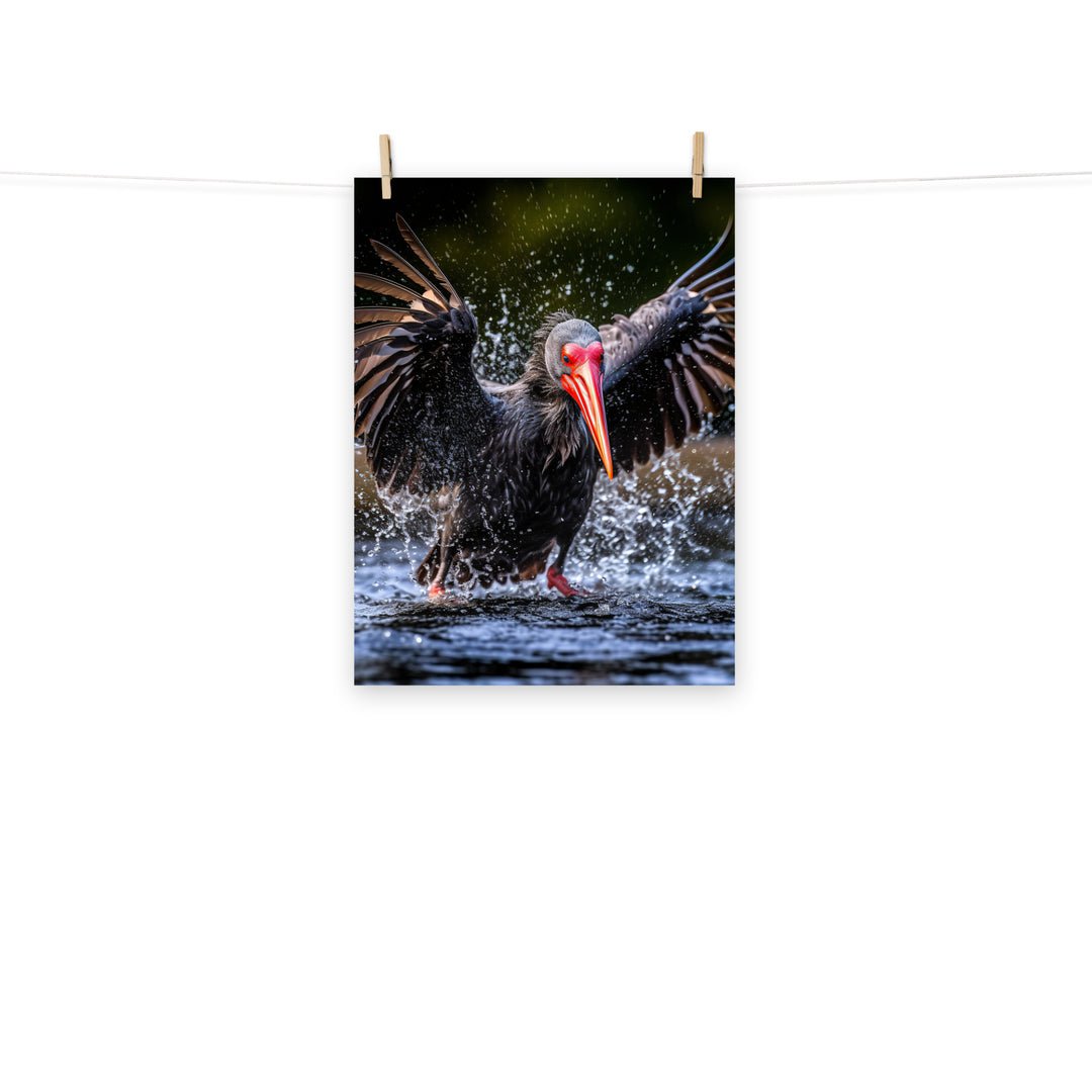 Stork Photo paper poster - PosterfyAI.com