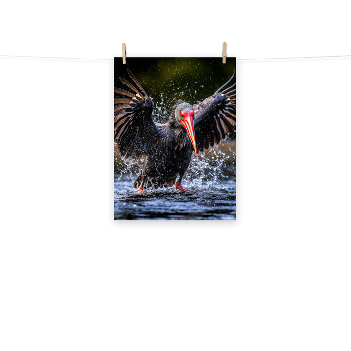 Stork Photo paper poster - PosterfyAI.com
