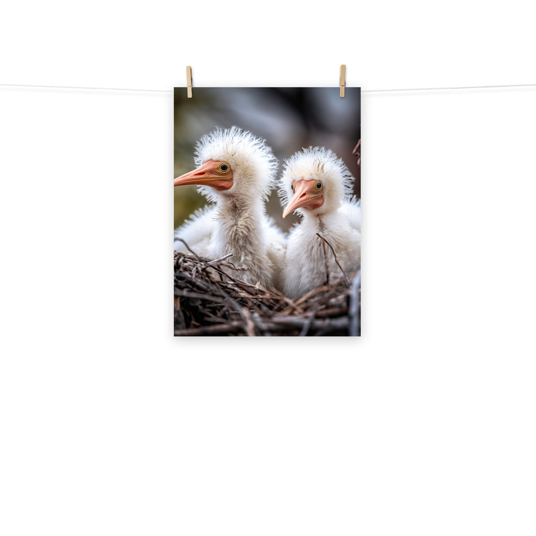 Stork Photo paper poster - PosterfyAI.com