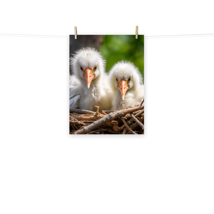 Stork Photo paper poster - PosterfyAI.com