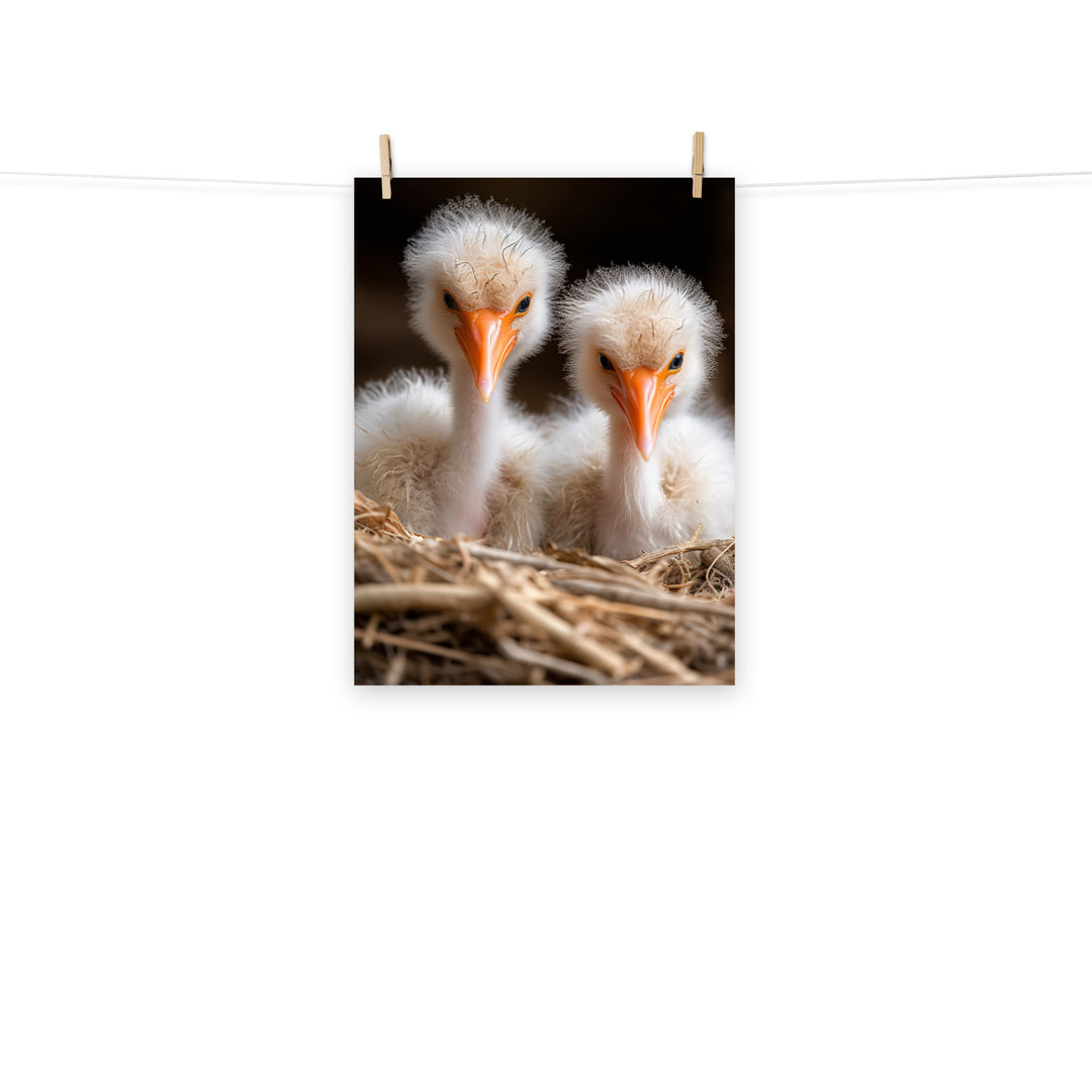 Stork Photo paper poster - PosterfyAI.com