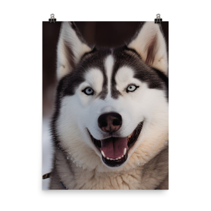 Siberian Smile Photo paper poster - PosterfyAI.com