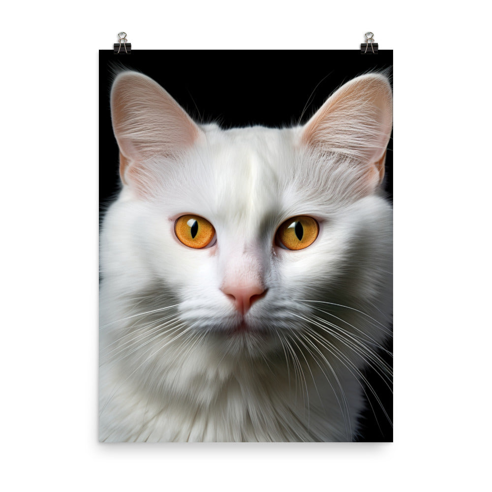 Spirit of Turkish Van Cat Photo paper poster - PosterfyAI.com