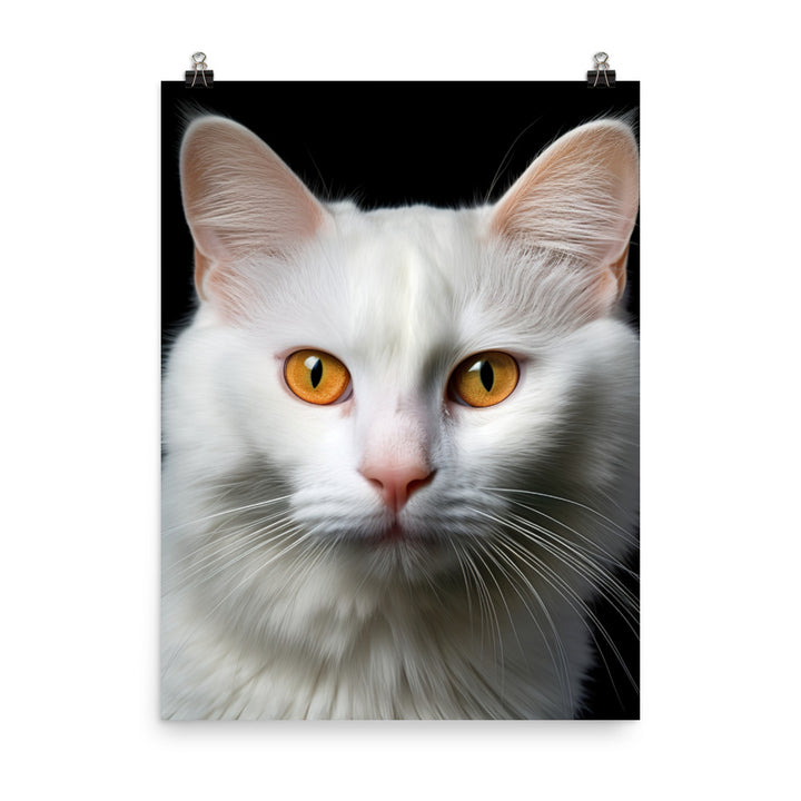 Spirit of Turkish Van Cat Photo paper poster - PosterfyAI.com