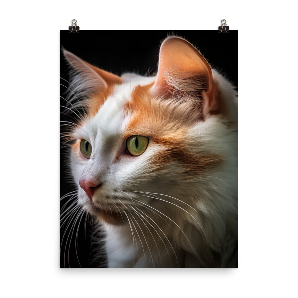 Spirit of Turkish Van Cat Photo paper poster - PosterfyAI.com