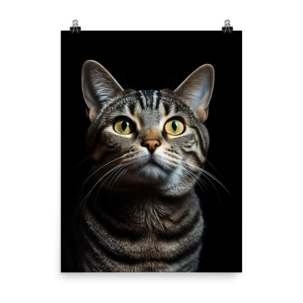 American Shorthair Cat Photo paper poster - PosterfyAI.com