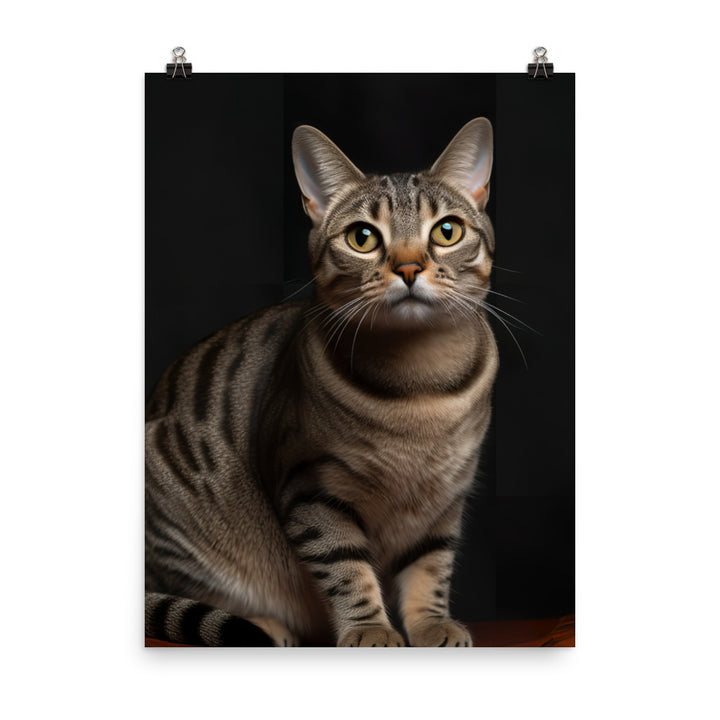 American Shorthair Cat Photo paper poster - PosterfyAI.com