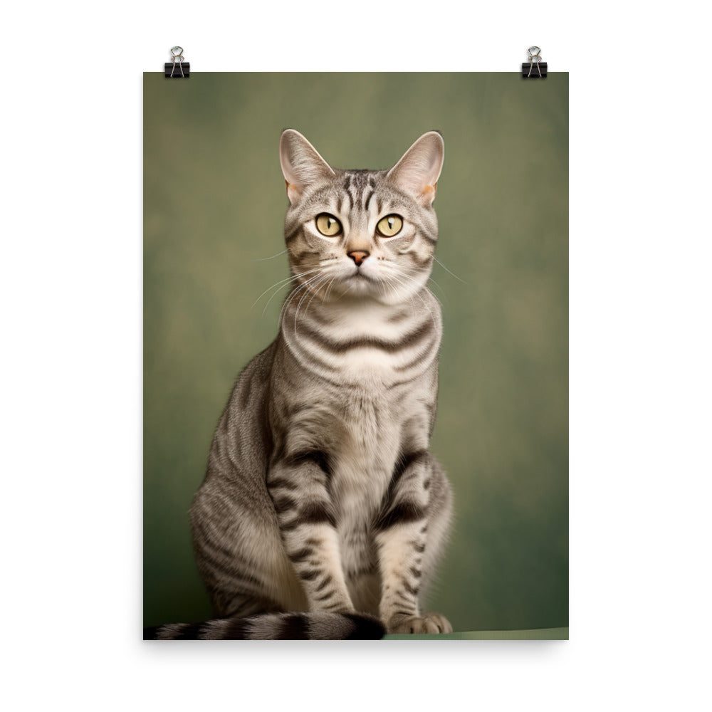 American Shorthair Cat Photo paper poster - PosterfyAI.com
