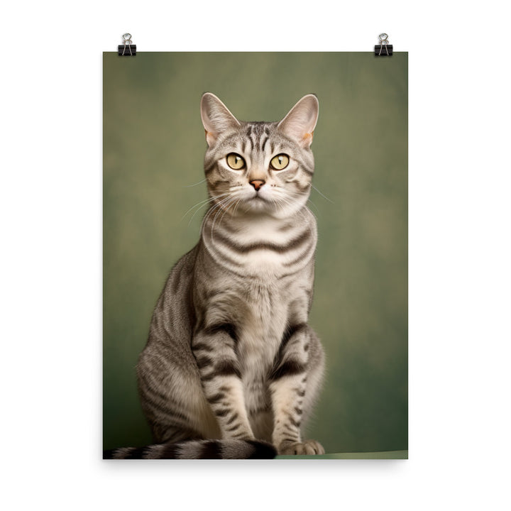 American Shorthair Cat Photo paper poster - PosterfyAI.com