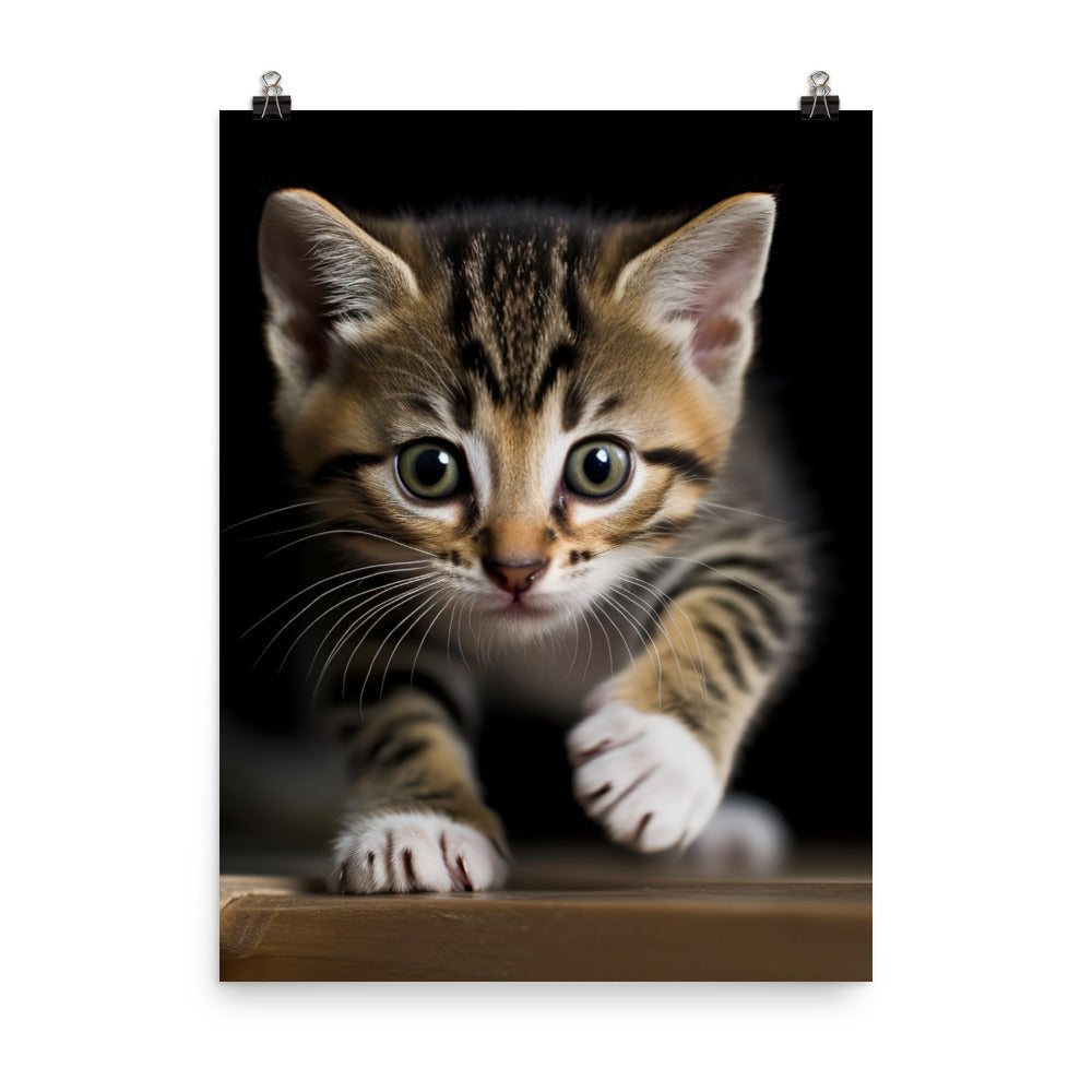 American Shorthair Cat Photo paper poster - PosterfyAI.com