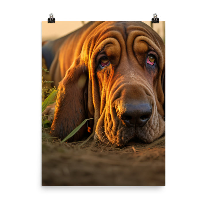 Bloodhounds Journey Photo paper poster - PosterfyAI.com