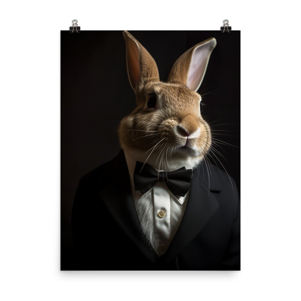 Beveren Bunny Photo paper poster - PosterfyAI.com