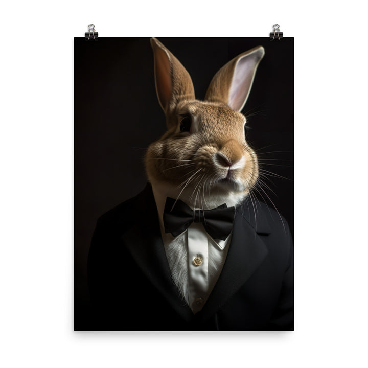 Beveren Bunny Photo paper poster - PosterfyAI.com